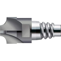 Walter-Prototyp - H3E Carbide End Milling Tip Insert - TiAlN Finish, 4 Flutes, 20mm Cutting Diam, 6mm Depth of Cut, 21.3mm Extension, 0.2362" Cnr Rad - Apex Tool & Supply