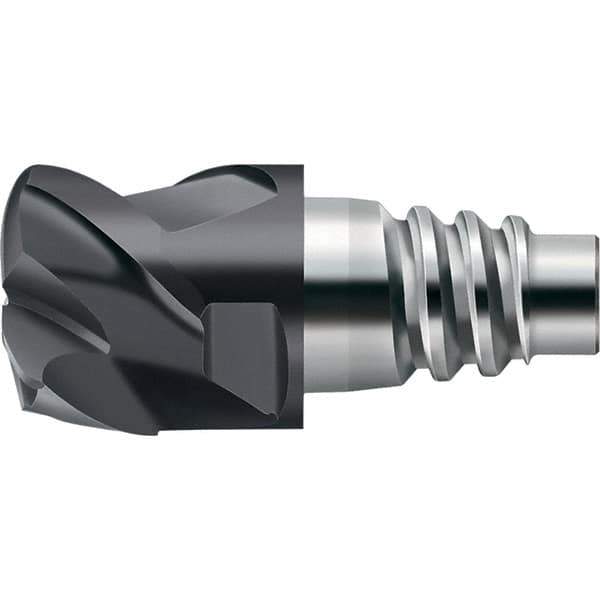 Walter-Prototyp - H3E Carbide End Milling Tip Insert - TiAlN Finish, 3 Flutes, 16mm Cutting Diam, 8.5mm Depth of Cut, 18.7mm Extension, 0.0787" Cnr Rad - Apex Tool & Supply