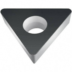 Walter - TPJW1604 Grade WKM Carbide Milling Insert - 0.1874" Thick, 3/8" Inscribed Circle - Apex Tool & Supply