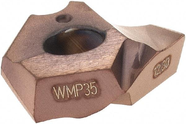 Walter - Series P6003, 12.3mm Diam Grade WMP35 Replaceable Drill Tip - Carbide, TiAlN Finish - Apex Tool & Supply