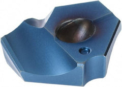 Walter - Series P6001, 21/32" Diam Grade WPP45C Replaceable Drill Tip - Carbide, TiAlN/TiAl Finish - Apex Tool & Supply