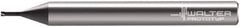 Walter-Prototyp - 0.122" Cutting Diam, 3 Flute, Solid Carbide Helical Flute Thread Mill - Internal Thread, 1.4mm LOC, 57mm OAL, 6mm Shank Diam - Apex Tool & Supply