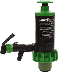 GoatThroat Pumps - 3/8" Outlet, 4 GPM, Polypropylene Hand Operated Transfer Pump - 56" OAL, For up to 55 Gal Drums, For Biodiesel, Lightweight Synthetic Oils, Pesticides, Solvents, Acids & Other Corrosive Chemicals - Apex Tool & Supply