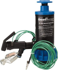 GoatThroat Pumps - 3/8" Outlet, 4 GPM, Polypropylene Hand Operated Transfer Pump - 56" OAL, For up to 55 Gal Drums, For Class I & II Flammable & Combustible Liquids - Apex Tool & Supply