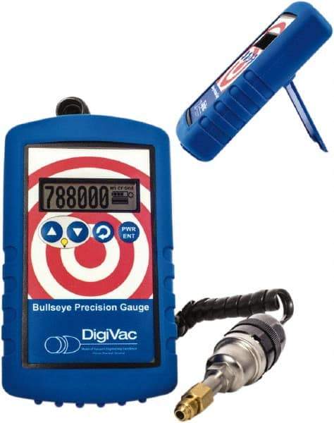 DigiVac - Vacuum Gauges Type: Electronic Vacuum Gauge Vacuum Range: 1 - 800,000 Microns - Apex Tool & Supply