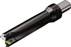 Sandvik Coromant - 14.6303" Max Drill Depth, 4xD, 84mm Diam, Indexable Insert Drill - 2 Inserts, 2" Shank Diam, Flange Shank - Apex Tool & Supply