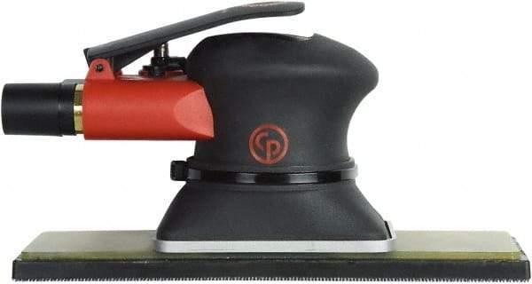 Chicago Pneumatic - 10,000 OPM, 9 CFM Air Consumption, 90 psi Air Pressure, Jitter Bug Air Orbital Sander - Rectangular Pad, 1/4" Inlet - Apex Tool & Supply