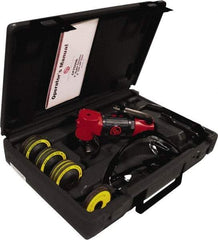 Chicago Pneumatic - 2" Wheel Diam, 22,000 RPM, Pneumatic Angle & Disc Grinder - 3/8-24 Spindle, 8 CFM, Side Exhaust - Apex Tool & Supply