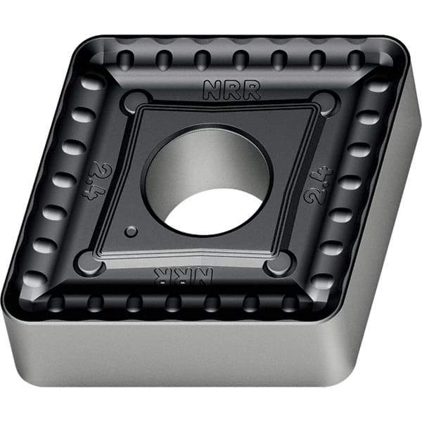 Walter - CNMM866 NRR Grade WPP20S Carbide Turning Insert - TiCN/Al2O3/TiN Finish, 80° Diamond, 1" Inscr Circle, 3/8" Thick, 3/32" Corner Radius - Apex Tool & Supply