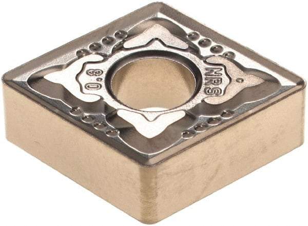 Walter - CNMG432 NRS Grade WSM10 Carbide Turning Insert - TiAlN/Al2O3/ZrCN Finish, 80° Diamond, 1/2" Inscr Circle, 3/16" Thick, 1/32" Corner Radius - Apex Tool & Supply
