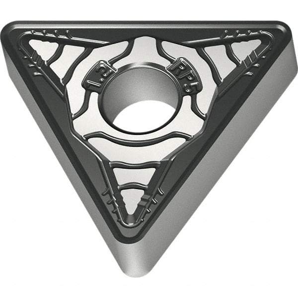 Walter - TNMG332 RP5 Grade WPP30S Carbide Turning Insert - TiCN/Al2O3/TiN Finish, 60° Triangle, 3/8" Inscr Circle, 3/16" Thick, 1/32" Corner Radius - Apex Tool & Supply