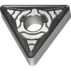 Walter - TNMG332 RP5 Grade WPP30S Carbide Turning Insert - TiCN/Al2O3/TiN Finish, 60° Triangle, 3/8" Inscr Circle, 3/16" Thick, 1/32" Corner Radius - Apex Tool & Supply