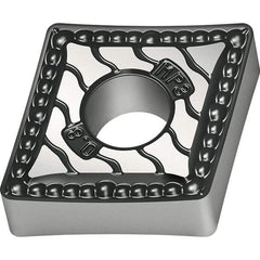 Walter - CNMG431 MP3 Grade WPP10S Carbide Turning Insert - TiCN/Al2O3/TiN Finish, 80° Diamond, 1/2" Inscr Circle, 3/16" Thick, 1/64" Corner Radius - Apex Tool & Supply
