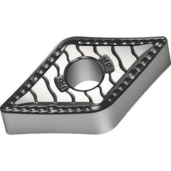 Walter - DNMG443 MP3 Grade WPP10S Carbide Turning Insert - TiCN/Al2O3/TiN Finish, 55° Diamond, 1/2" Inscr Circle, 1/4" Thick, 3/64" Corner Radius - Apex Tool & Supply