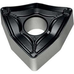 Walter - WNMM433 NRF Grade WPP20S Carbide Turning Insert - TiCN/Al2O3/TiN Finish, 80° Trigon, 1/2" Inscr Circle, 3/16" Thick, 3/64" Corner Radius - Apex Tool & Supply