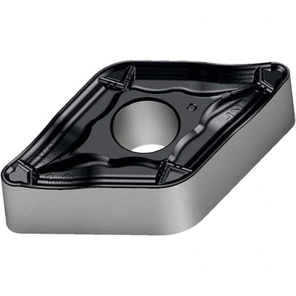 Walter - DNMM442 NRF Grade WPP30S Carbide Turning Insert - TiCN/Al2O3/TiN Finish, 55° Diamond, 1/2" Inscr Circle, 1/4" Thick, 1/32" Corner Radius - Apex Tool & Supply