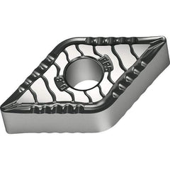 Walter - DNMG441 FP5 Grade WPP10S Carbide Turning Insert - TiCN/Al2O3/TiN Finish, 55° Diamond, 1/2" Inscr Circle, 1/4" Thick, 1/64" Corner Radius - Apex Tool & Supply