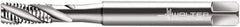 Walter-Prototyp - M10x1.50 Metric 4 Flute 6HX Bottoming Spiral Flute Tap - Cobalt, Bright Finish, 100mm OAL, Right Hand Flute, Right Hand Thread, Series 205106 - Apex Tool & Supply