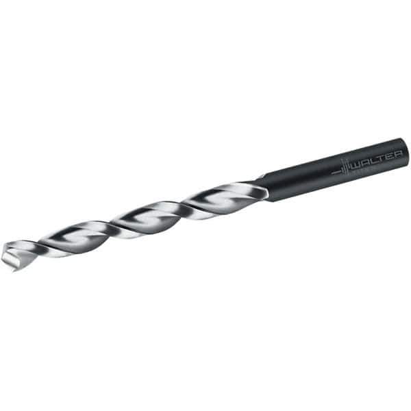 Walter-Titex - 15.1mm 130° Cobalt Jobber Drill - Oxide Finish, Right Hand Cut, Parabolic Flute, Straight Shank, 178mm OAL, Alpha XE Point - Apex Tool & Supply