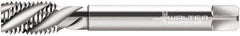 Walter-Prototyp - M24x3.00 Metric 4 Flute 6H Modified Bottoming Spiral Flute Tap - Cobalt, Bright Finish, 160mm OAL, Left Hand Flute, Left Hand Thread, Series P205698 - Apex Tool & Supply