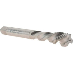 Walter-Prototyp - M16x2.00 Metric 3 Flute 6H Modified Bottoming Spiral Flute Tap - Cobalt, Bright Finish, 110mm OAL, Left Hand Flute, Left Hand Thread, Series P205698 - Apex Tool & Supply