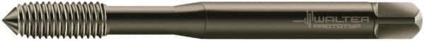 Walter-Prototyp - M8x1.25 Metric 6HX Modified Bottoming Thread Forming Tap - Cobalt, Oxide Finish, 90mm OAL, 18mm Thread Length, Right Hand Thread, Series D70611 - Apex Tool & Supply