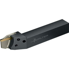 Walter - External Thread, 0.4724" Max Depth of Cut, 3mm Min Groove Width, 153mm OAL, Left Hand Indexable Grooving Cutoff Toolholder - 25mm Shank Height x 25mm Shank Width, GX16-2.. Insert Style, NCAE Toolholder Style - Apex Tool & Supply