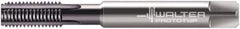 Walter-Prototyp - M6x1.00 Metric 6HX 4 Flute Multilayer TiAlN Finish Solid Carbide Straight Flute Machine Tap - Modified Bottoming, Right Hand Thread, 80mm OAL, 19mm Thread Length, Oversize, Through Coolant - Apex Tool & Supply
