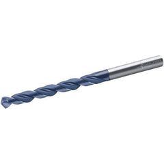 Walter-Titex - 10.3mm 118° Cobalt Jobber Drill - TiNAl Finish, Right Hand Cut, Spiral Flute, Straight Shank, 133mm OAL, VA Inox Point - Apex Tool & Supply