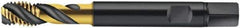 Walter-Prototyp - M14x2.00 Metric 3 Flute 6HX Modified Bottoming Spiral Flute Tap - Cobalt, TiN Finish, 110mm OAL, Right Hand Flute, Right Hand Thread, Series S2056315 - Apex Tool & Supply