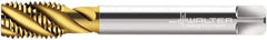 Walter-Prototyp - M24x3.00 Metric 4 Flute 7G Modified Bottoming Spiral Flute Tap - Cobalt, TiN Finish, 160mm OAL, Right Hand Flute, Right Hand Thread, Series P2059905 - Apex Tool & Supply