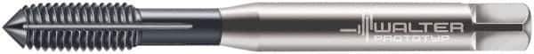 Walter-Prototyp - M8x1.25 Metric 6HX Modified Bottoming Thread Forming Tap - Cobalt, TiCN Finish, 90mm OAL, 18mm Thread Length, Right Hand Thread, Series D7061706 - Apex Tool & Supply