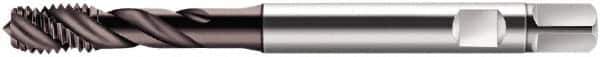 Walter-Prototyp - M8x1.25 Metric 3 Flute 6HX Modified Bottoming Spiral Flute Tap - Cobalt, Hardlube Finish, 90mm OAL, Right Hand Flute, Right Hand Thread, Series S2051312 - Apex Tool & Supply