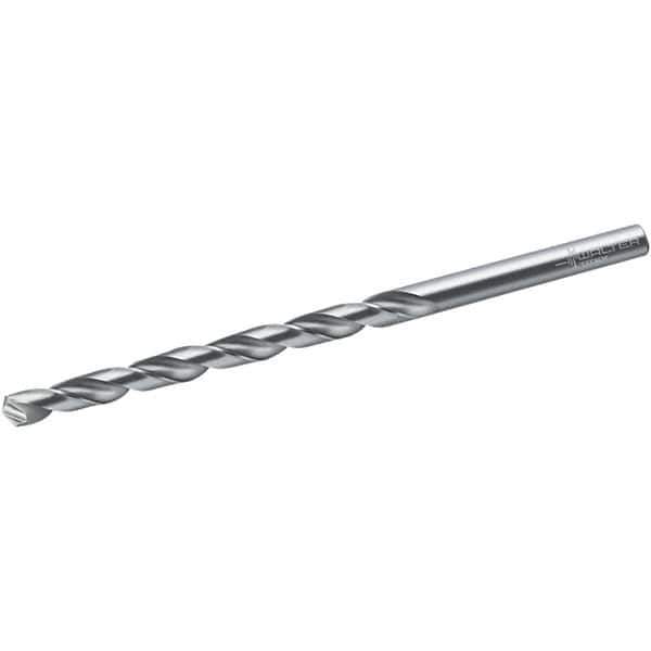 Walter-Titex - 8.8mm, 130° Point, Spiral Flute, Cobalt Taper Length Drill Bit - Bright Finish, 115mm Flute Length, 175mm OAL, Series A1544 - Apex Tool & Supply