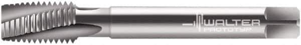 Walter-Prototyp - M12x1.75 Metric 3 Flute 6H Plug Spiral Flute Tap - Cobalt, Bright Finish, 110mm OAL, Right Hand Flute, Right Hand Thread, Series 20461 - Exact Industrial Supply