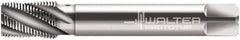 Walter-Prototyp - 1/4-18 NPT, 40° Helix, 3 Flutes, Modified Bottoming Chamfer, Bright Finish, Cobalt, Spiral Flute Pipe Tap - Right Hand Flute, 0.5512" Shank Diam, 0.7874" Thread Length, 0.4331" Square Size, Series 255630 - Apex Tool & Supply