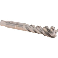 Walter-Prototyp - 9/16-24 UNEF 4 Flute 2B Modified Bottoming Spiral Flute Tap - Cobalt, Bright Finish, 100mm OAL, Right Hand Flute, Right Hand Thread, Series P235692 - Apex Tool & Supply