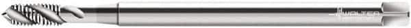 Walter-Prototyp - M8x1.25 Metric 3 Flute 6H Modified Bottoming Spiral Flute Tap - Cobalt, Bright Finish, 180mm OAL, Right Hand Flute, Right Hand Thread, Series P2051935 - Exact Industrial Supply