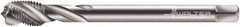 Walter-Prototyp - M22x1.50 Metric Fine 5 Flute 6H Modified Bottoming Spiral Flute Tap - Cobalt, Bright Finish, 125mm OAL, Right Hand Flute, Right Hand Thread, Series 7156770 - Apex Tool & Supply