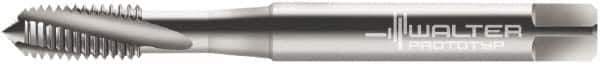 Walter-Prototyp - 3/8-16 UNC 3 Flute 2B Modified Bottoming Spiral Flute Tap - Cobalt, Bright Finish, 100mm OAL, Right Hand Flute, Right Hand Thread, Series 22410 - Apex Tool & Supply