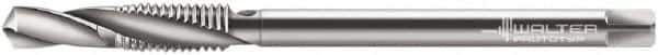 Walter-Prototyp - M12x1.75 Metric 4 Flute 6H Modified Bottoming Spiral Flute Tap - Cobalt, Bright Finish, 125mm OAL, Right Hand Flute, Right Hand Thread, Series 20467 - Apex Tool & Supply