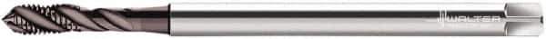 Walter-Prototyp - M4x0.70 Metric 3 Flute 6H Modified Bottoming Spiral Flute Tap - Cobalt, Bright Finish, 112mm OAL, Right Hand Flute, Right Hand Thread, Series P205183 - Exact Industrial Supply