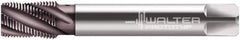Walter-Prototyp - 3/8-18 NPT, 30° Helix, 5 Flutes, Modified Bottoming Chamfer, Hardlube Finish, Cobalt, Spiral Flute Pipe Tap - Right Hand Flute, 0.6299" Shank Diam, 0.7874" Thread Length, 0.4724" Square Size, Series 2556702 - Apex Tool & Supply