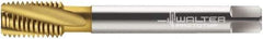 Walter-Prototyp - M18x1.50 Metric Fine 4 Flute 6H Modified Bottoming Spiral Flute Tap - Cobalt, TiN Finish, 110mm OAL, Right Hand Flute, Right Hand Thread, Series 2146005 - Apex Tool & Supply