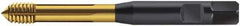 Walter-Prototyp - M6x1.00 Metric 6HX Modified Bottoming Thread Forming Tap - Cobalt, TiN Finish, 80mm OAL, 6mm Thread Length, Right Hand Thread, Series S2061305 - Apex Tool & Supply