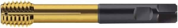 Walter-Prototyp - M12x1.75 Metric 6HX Modified Bottoming Thread Forming Tap - Cobalt, TiN Finish, 110mm OAL, 10.5mm Thread Length, Right Hand Thread, Series S2066345 - Apex Tool & Supply