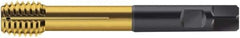 Walter-Prototyp - M12x1.75 Metric 6HX Modified Bottoming Thread Forming Tap - Cobalt, TiN Finish, 110mm OAL, 10.5mm Thread Length, Right Hand Thread, Series S2066345 - Apex Tool & Supply