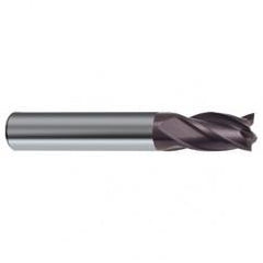 4mm Dia. x 54mm Overall Length 4-Flute Square End Solid Carbide SE End Mill-Round Shank-Center Cut-Firex - Apex Tool & Supply