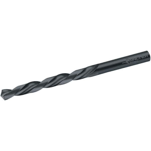 Walter-Titex - 2.25mm 118° High Speed Steel Jobber Drill - Bright Finish, Left Hand Cut, Spiral Flute, Straight Shank, 53mm OAL, N Point - Apex Tool & Supply