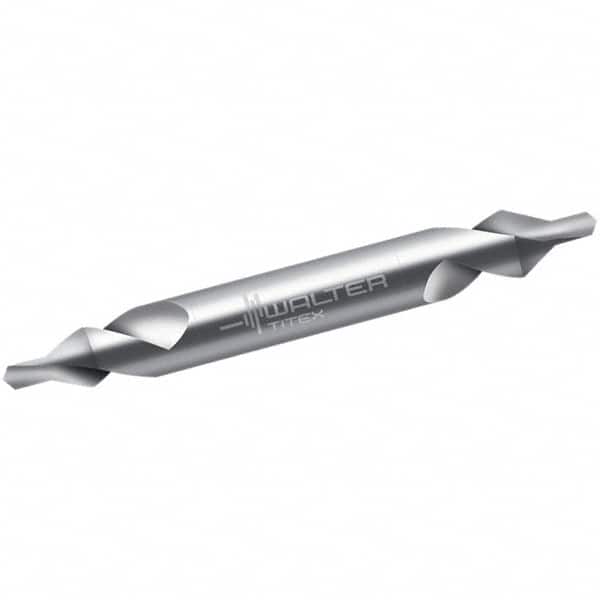 Walter-Titex - #2 Plain Cut 60° Incl Angle High Speed Steel Combo Drill & Countersink - Apex Tool & Supply